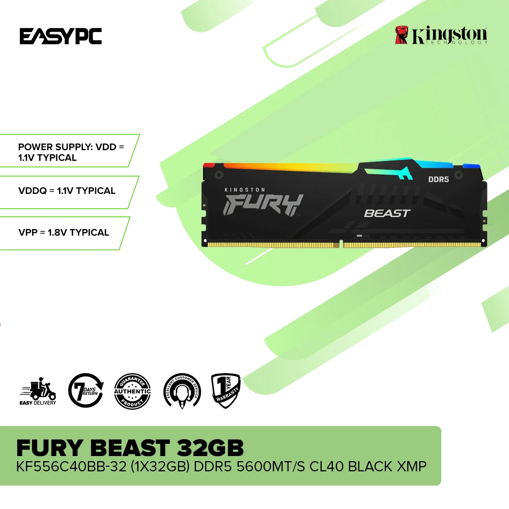 Kingston FURY Beast 32GB DDR5 5600 CL40