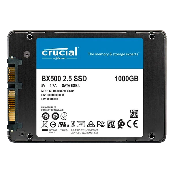 Crucial BX500 SSD SATA 1TB