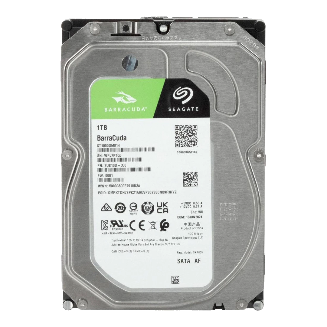 Seagate BarraCuda HD 1TB SATA 3,5"