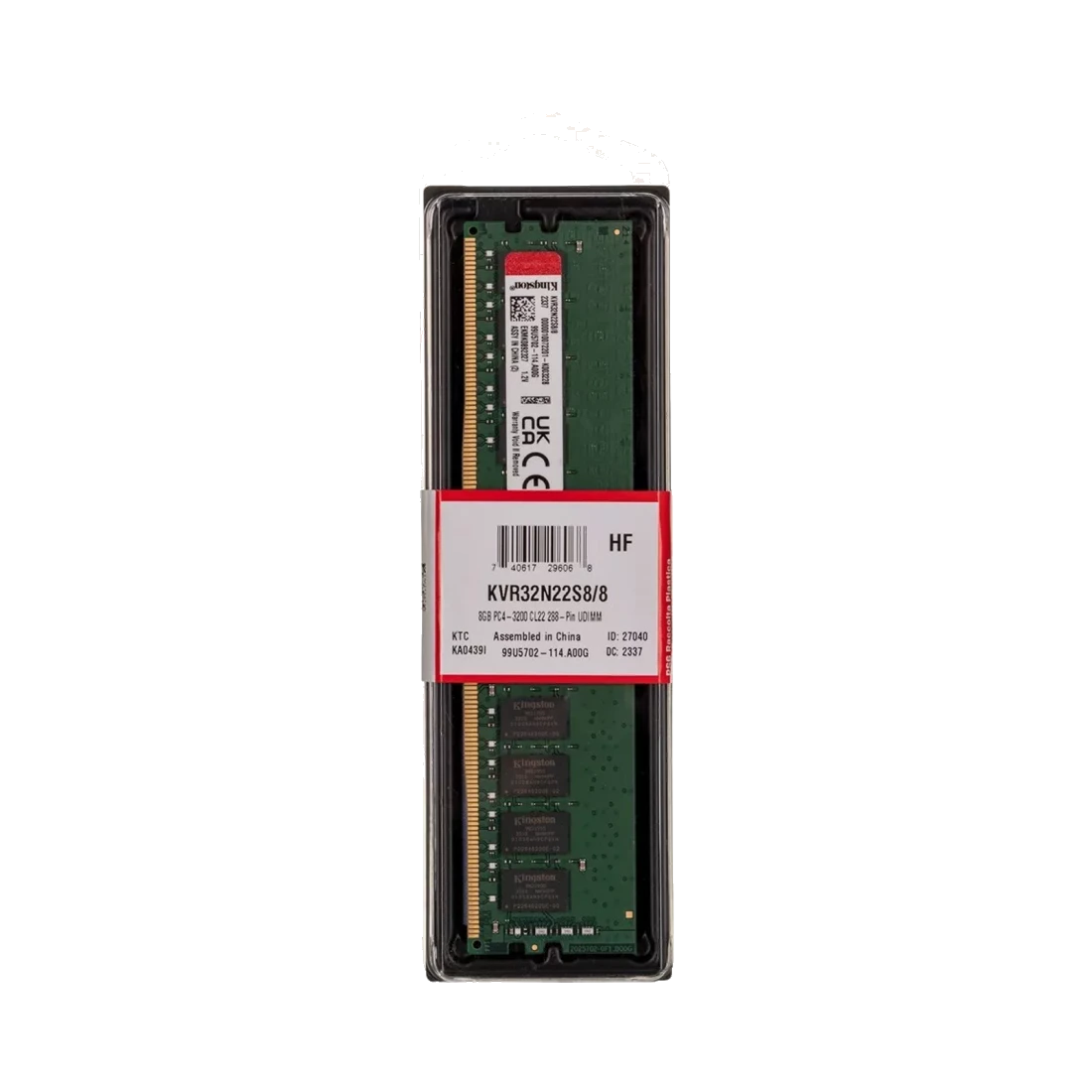 Kingston ValueRAM 8GB DDR4 3200 CL22