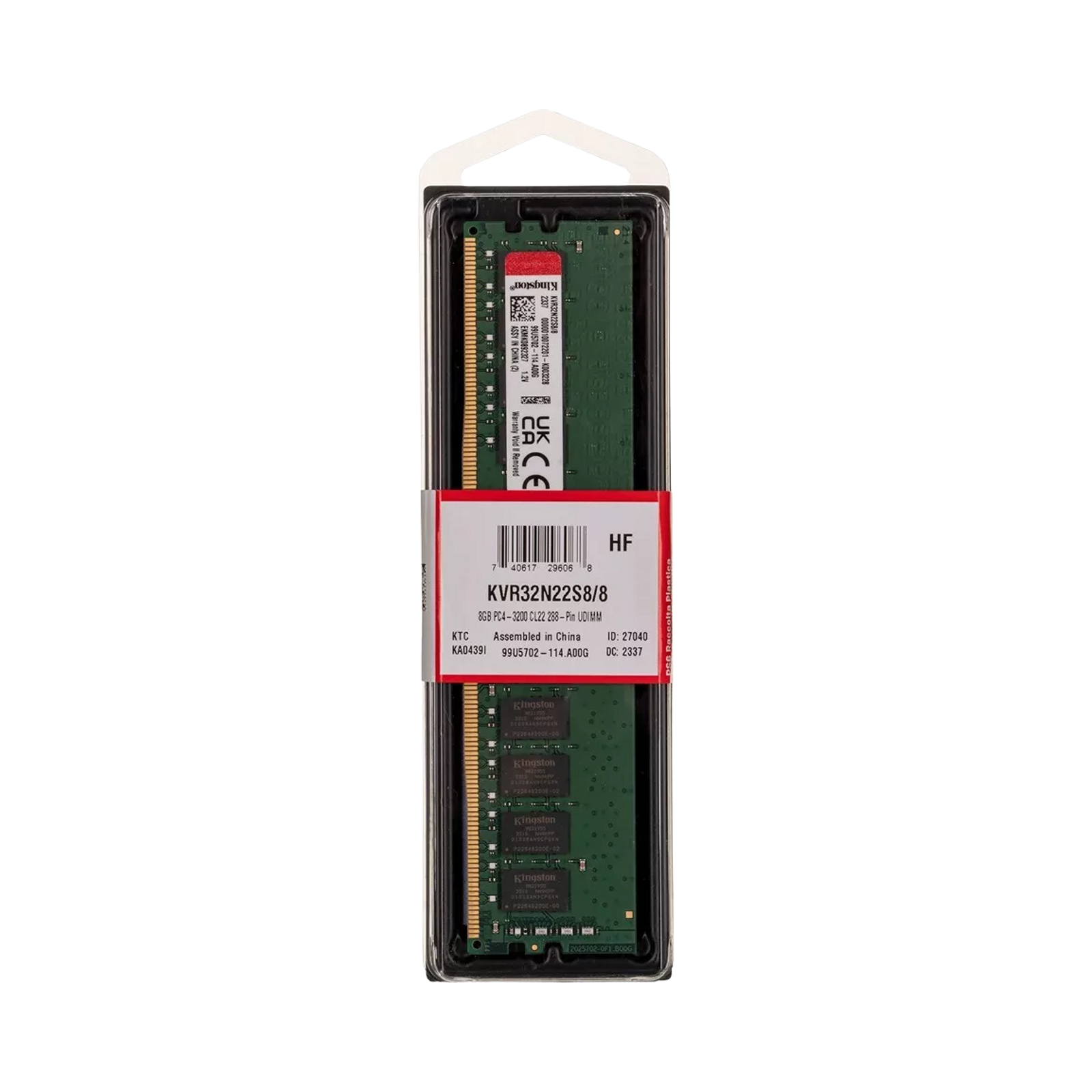 Kingston ValueRAM 8GB DDR4 3200 CL22