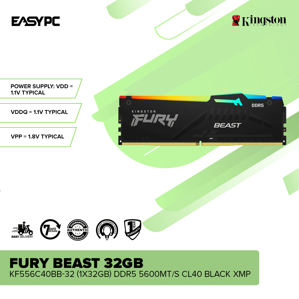 Kingston FURY Beast 32GB DDR5 5600 CL40