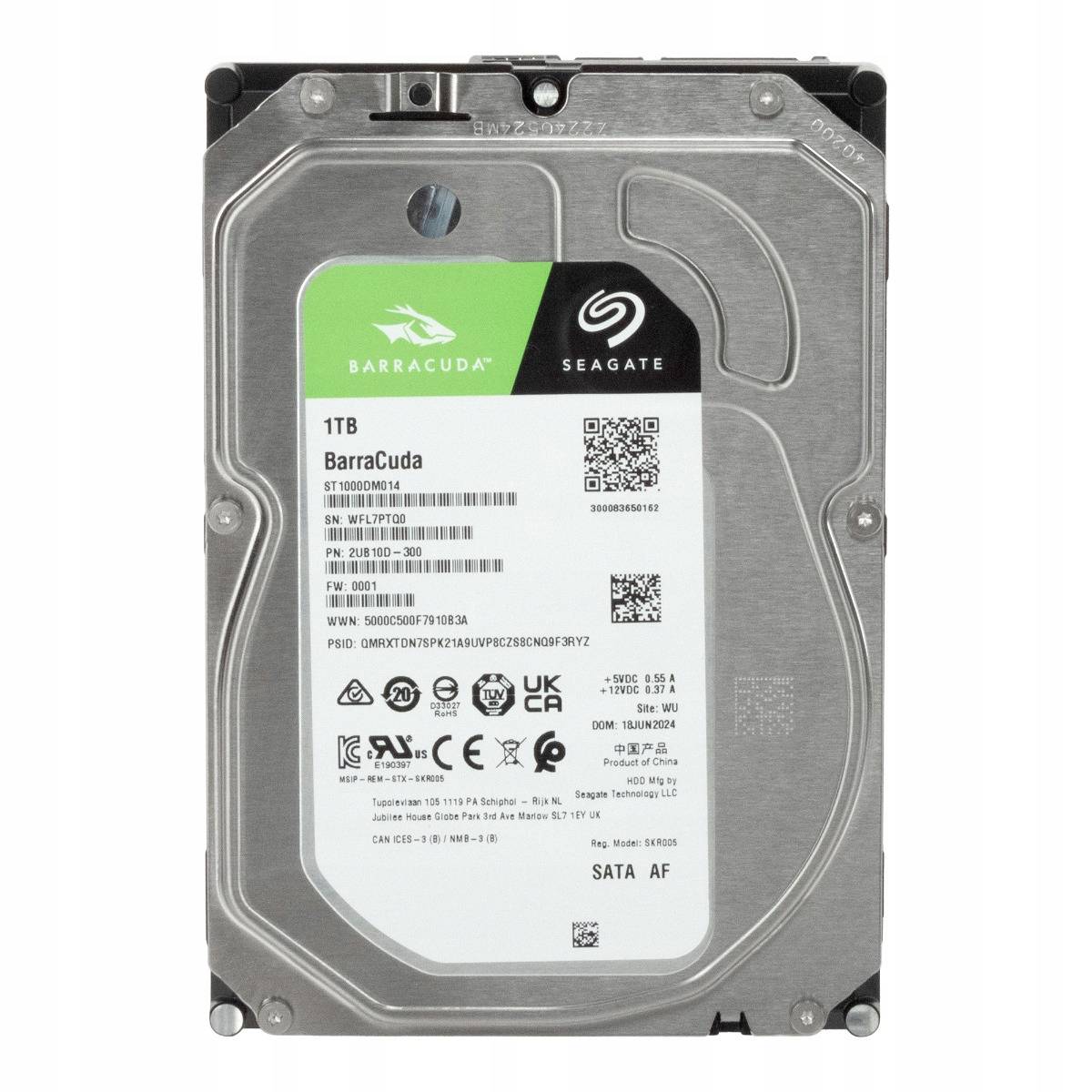 Seagate BarraCuda HD 1TB SATA 3,5"