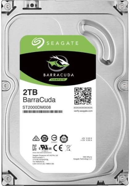 Seagate BarraCuda HD 2TB SATA 3,5"