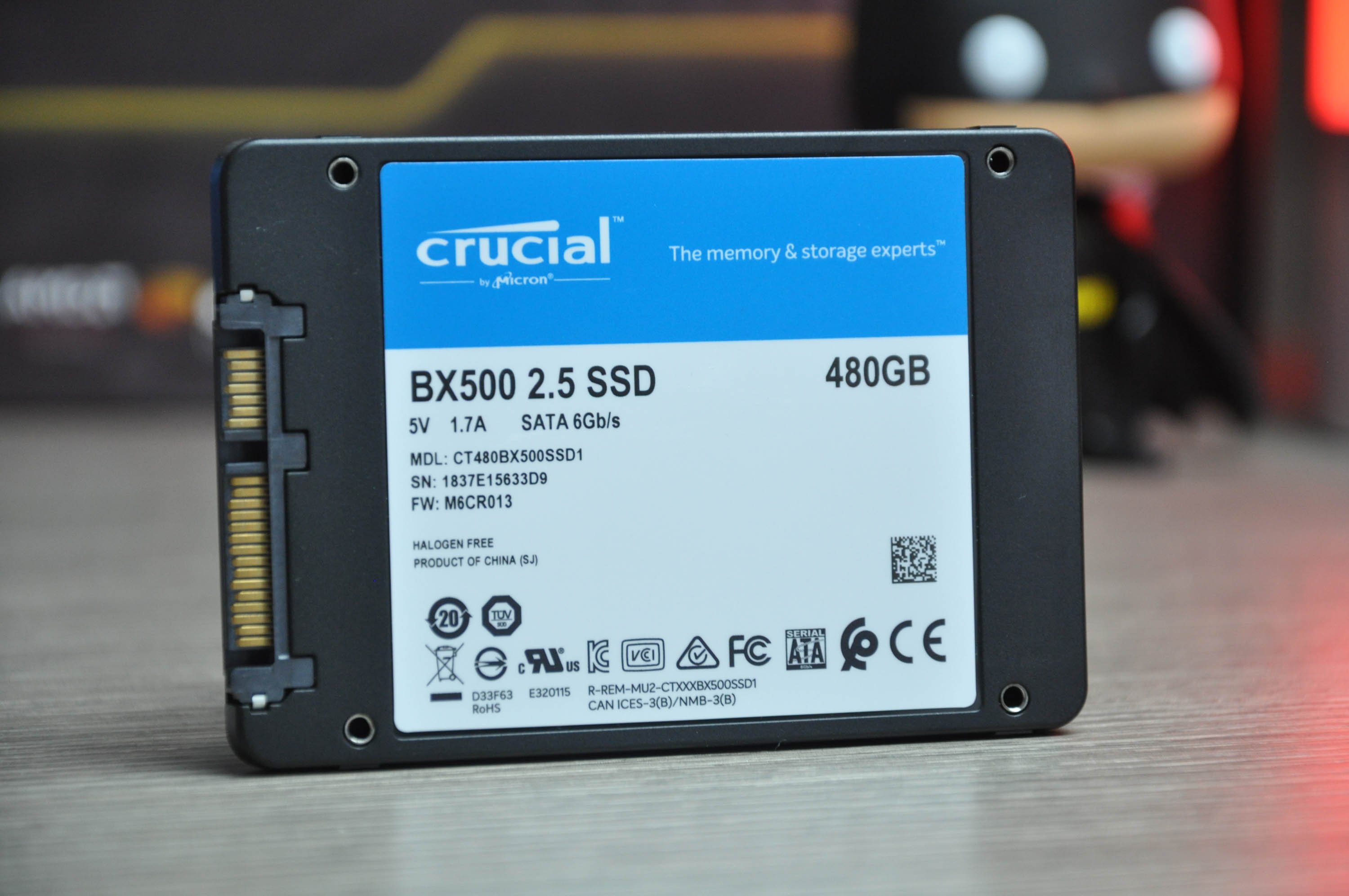 Crucial BX500 SSD SATA 480GB