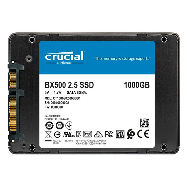 Crucial BX500 SSD SATA 1TB