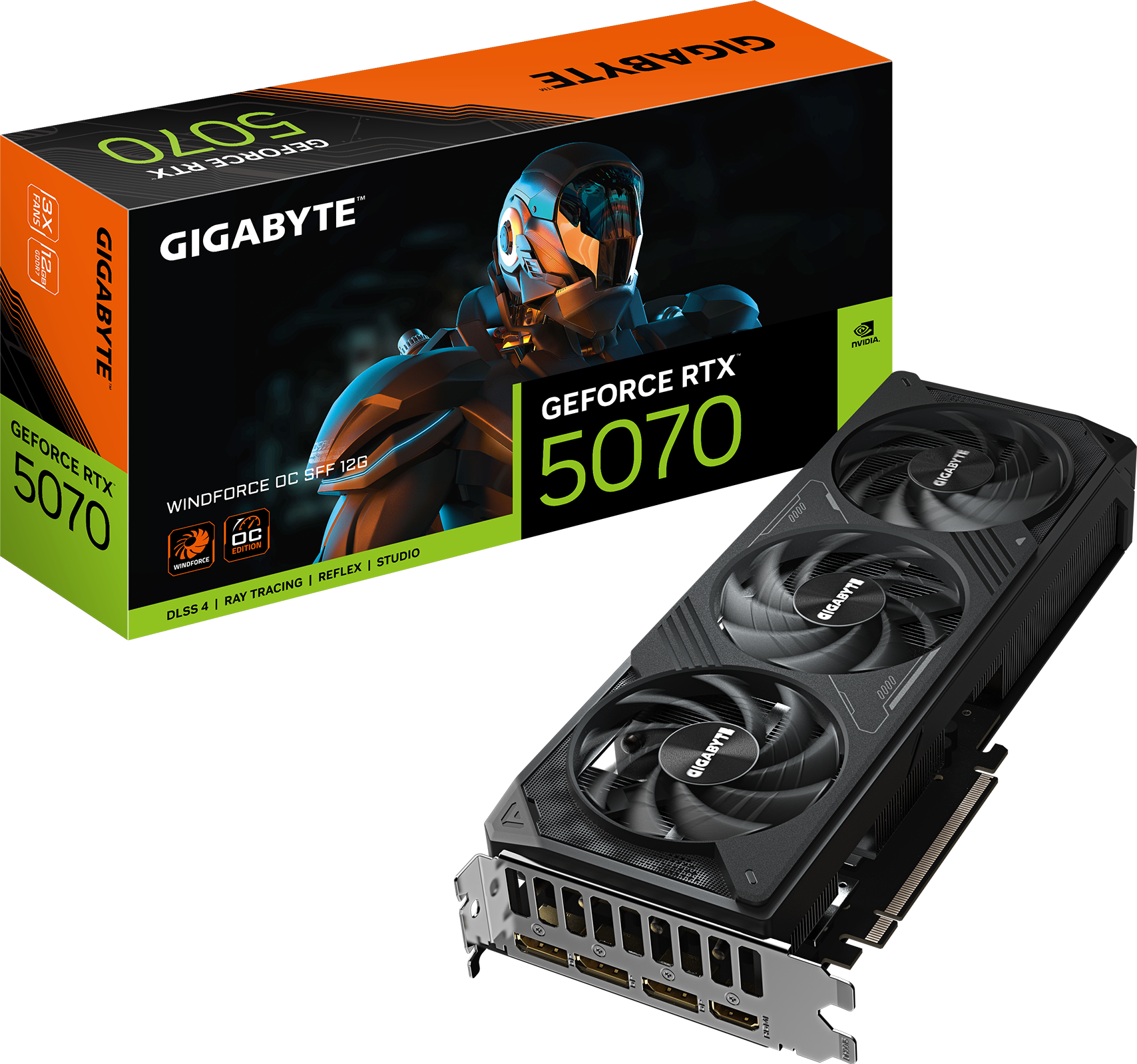 Gigabyte GeForce RTX 5070 WINDFORCE OC 12G